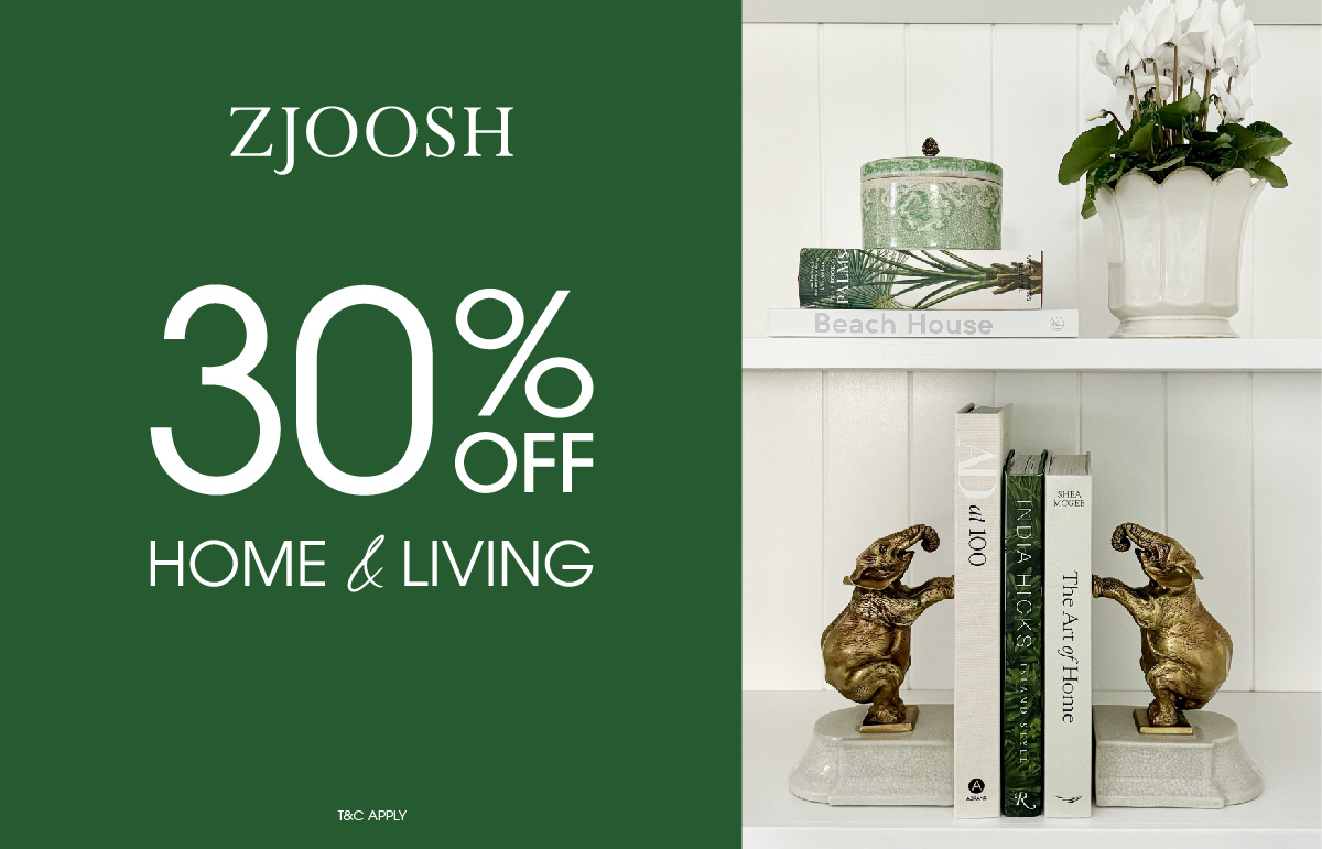 30% OFF Home & Living at ZJOOSH